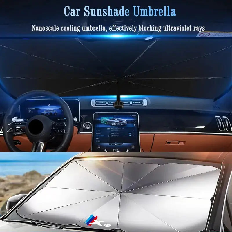 Windshield Sun Shade — Foldable Anti-UV Heat Blocker
