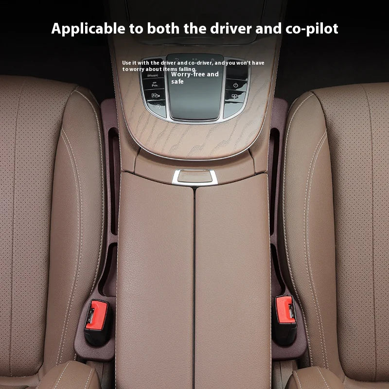 Car Seat Gap Filler — Leak-Proof Side Console Organizer (2-Pack)