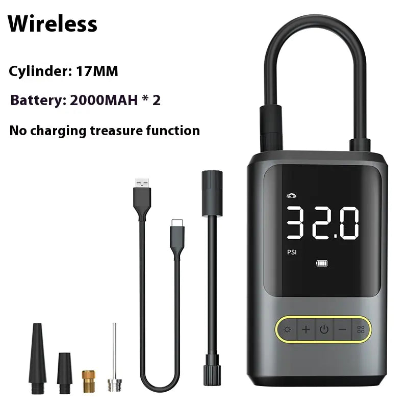 Cordless tire inflator