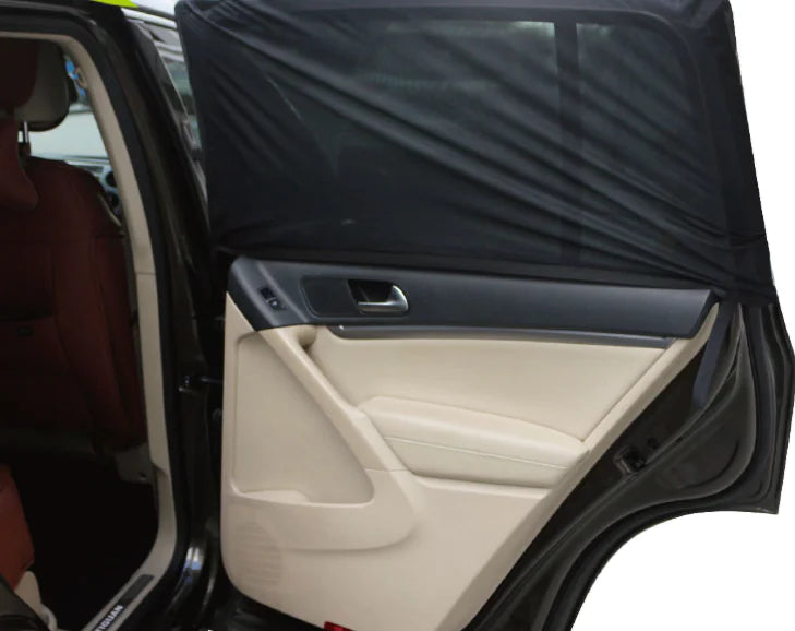 Car Window Sun Shade — Breathable Mesh Sun &amp; Bug Screen