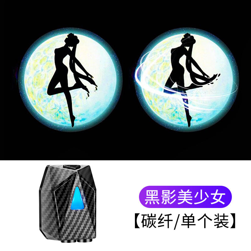 Car Door Dynamic Welcome Light with Projection Effect