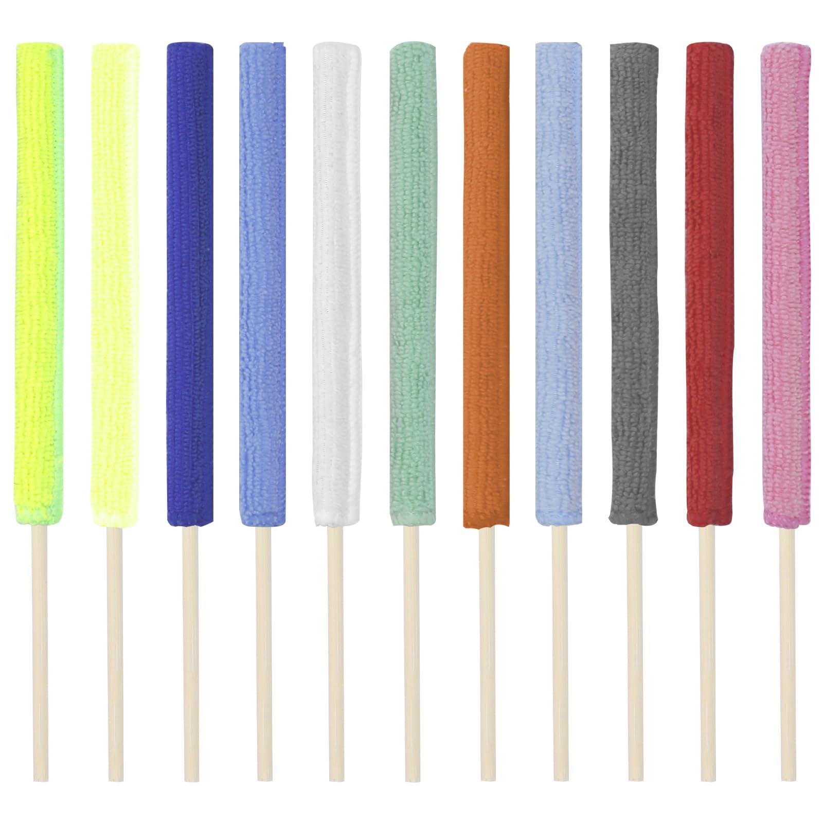 11 Pcs Microfiber Detail Duster Sticks - Car Vent & Crevice Cleaning Tool