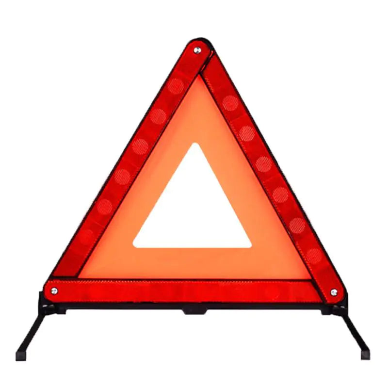 Reflective Warning Triangle — Foldable Roadside Safety Stand