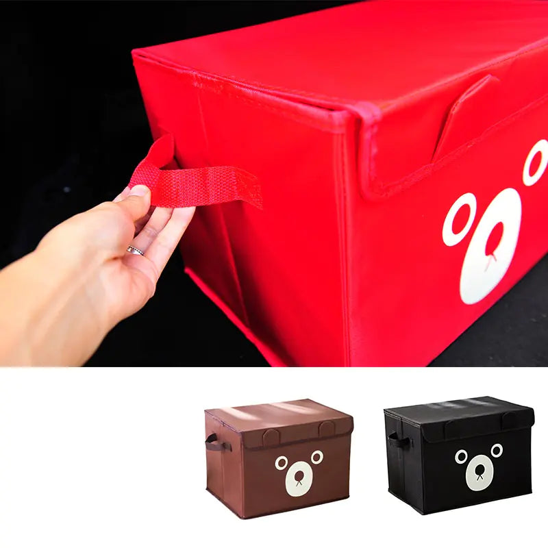 Collapsible Car Trunk Organizer — Foldable Cargo Storage Box