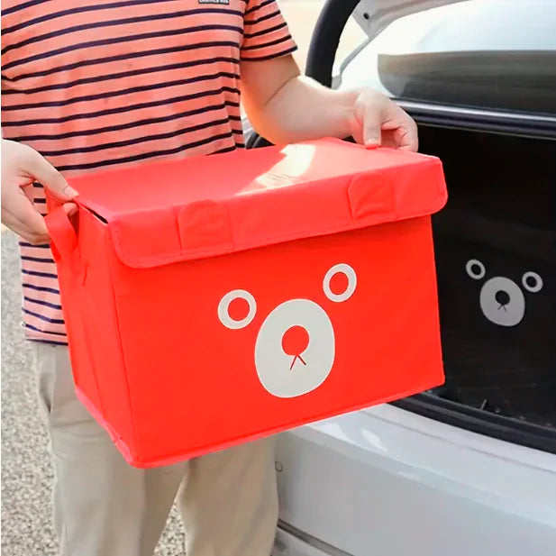 Collapsible Car Trunk Organizer — Foldable Cargo Storage Box