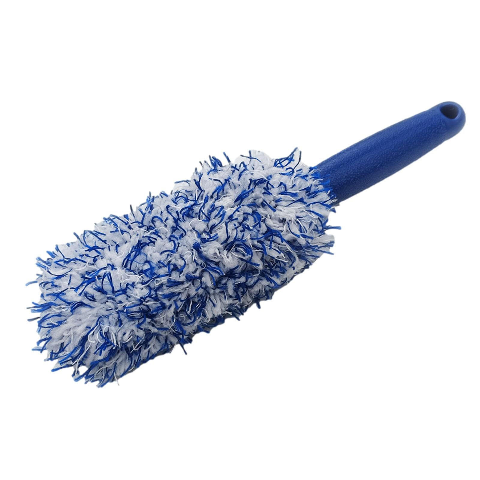 Extended Handle Ultra-Fine Fiber Wheel Cleaning Brush