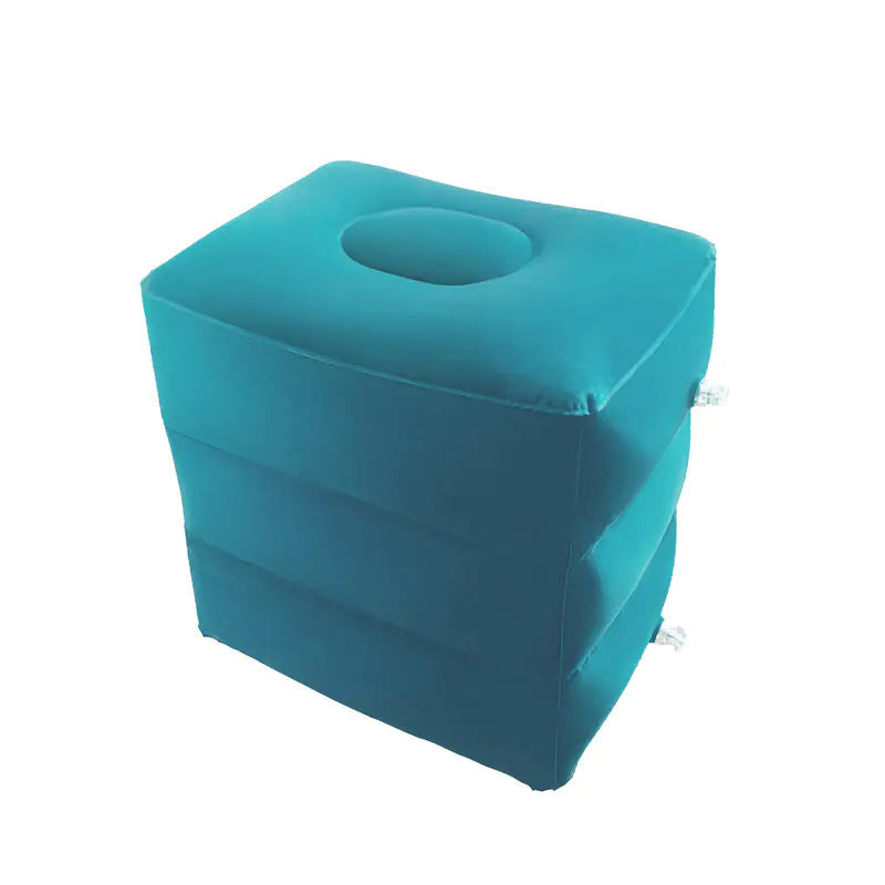 Inflatable Footrest Cushion — Adjustable Travel Leg Rest