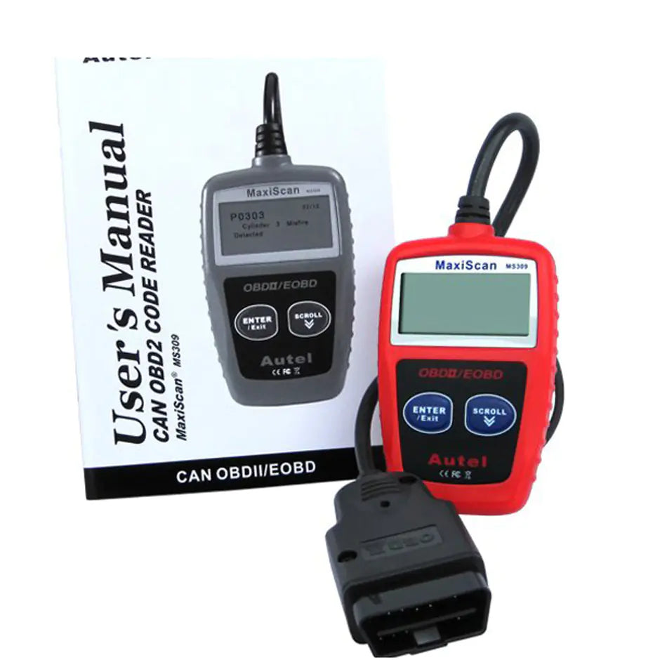 MS309 OBD2 Diagnostic Scanner — Read &amp; Clear Check-Engine Codes