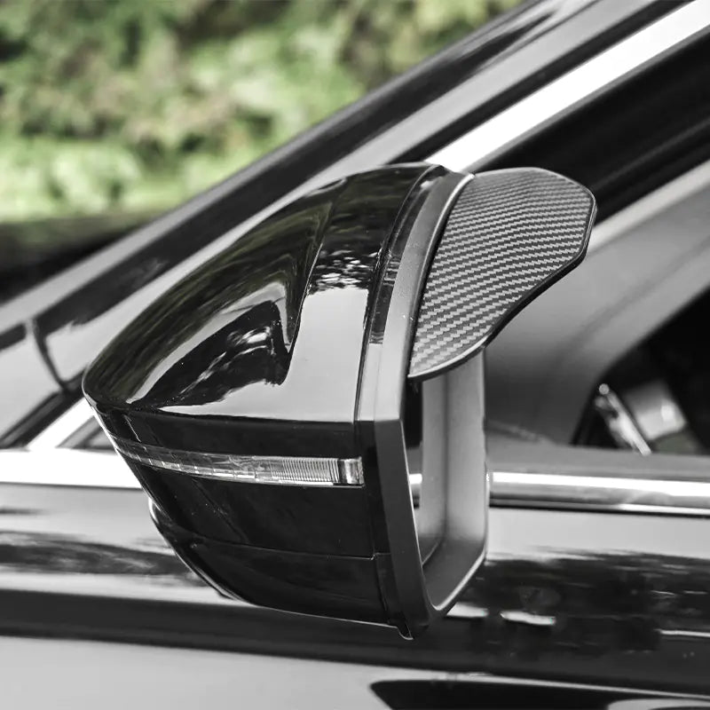 Side Mirror Rain Guards — Visor Eyebrow Shields (Pair)