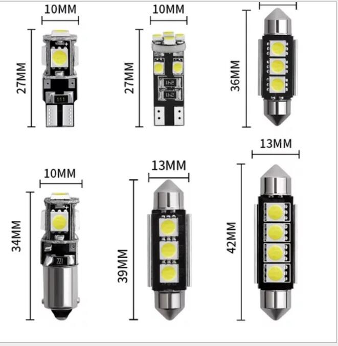 23pcs LED Car Interior Reading Light Set
