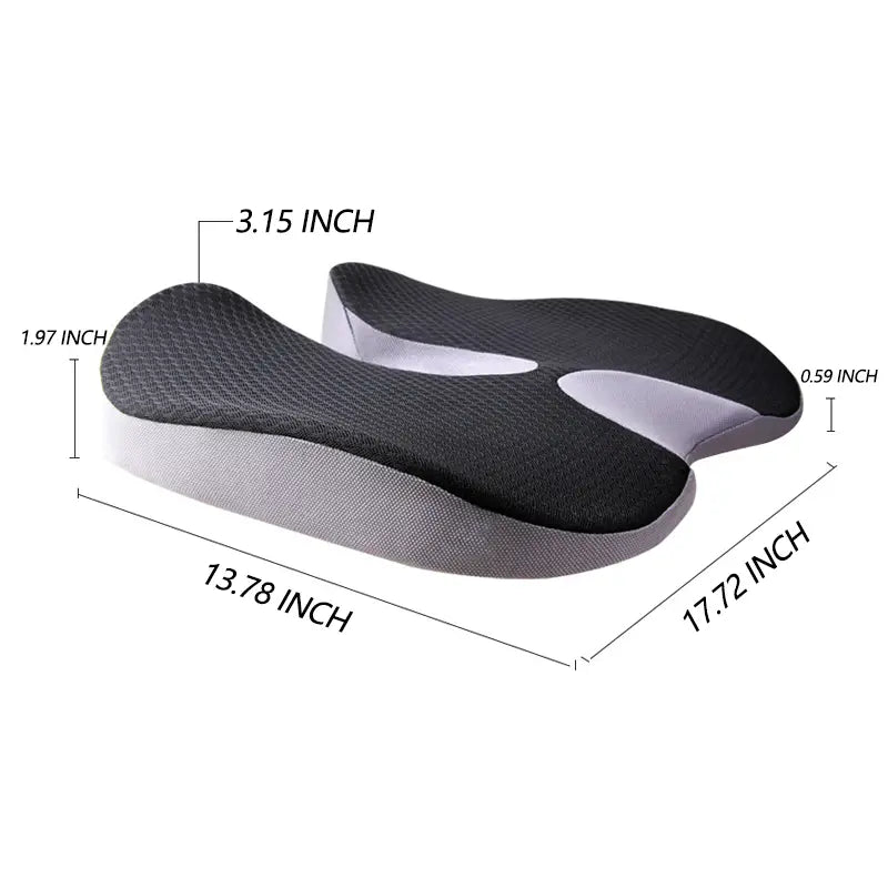 Memory Foam Car Seat Cushion — Sciatica &amp; Lower Back Relief