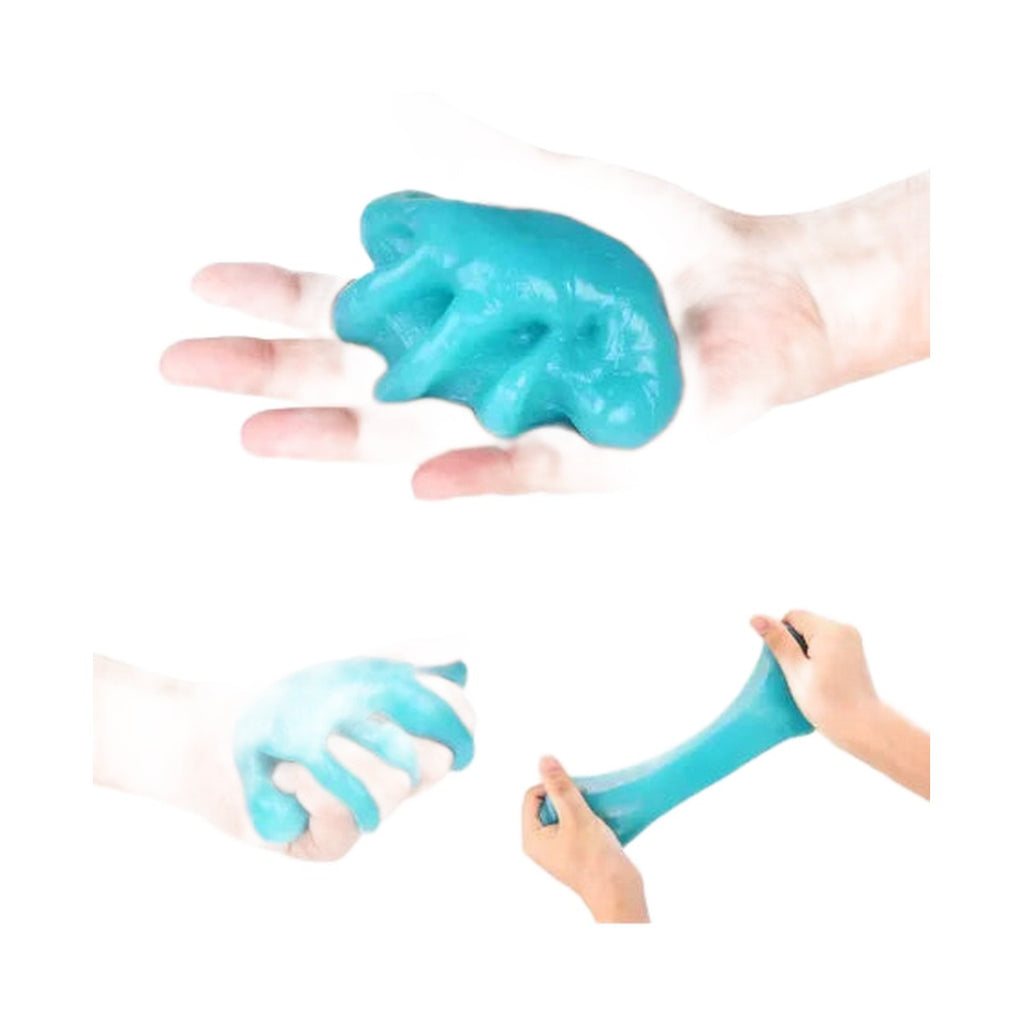 Car cleaning gel on white background