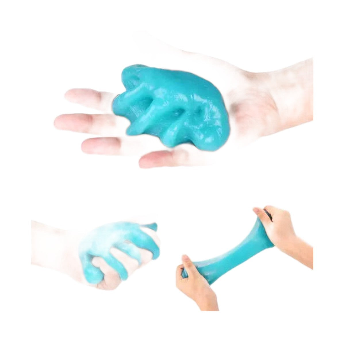 Car cleaning gel on white background