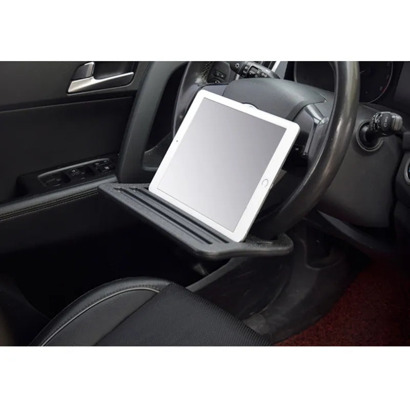 Car Steering Wheel Tray — Portable Desk &amp; Dining Table