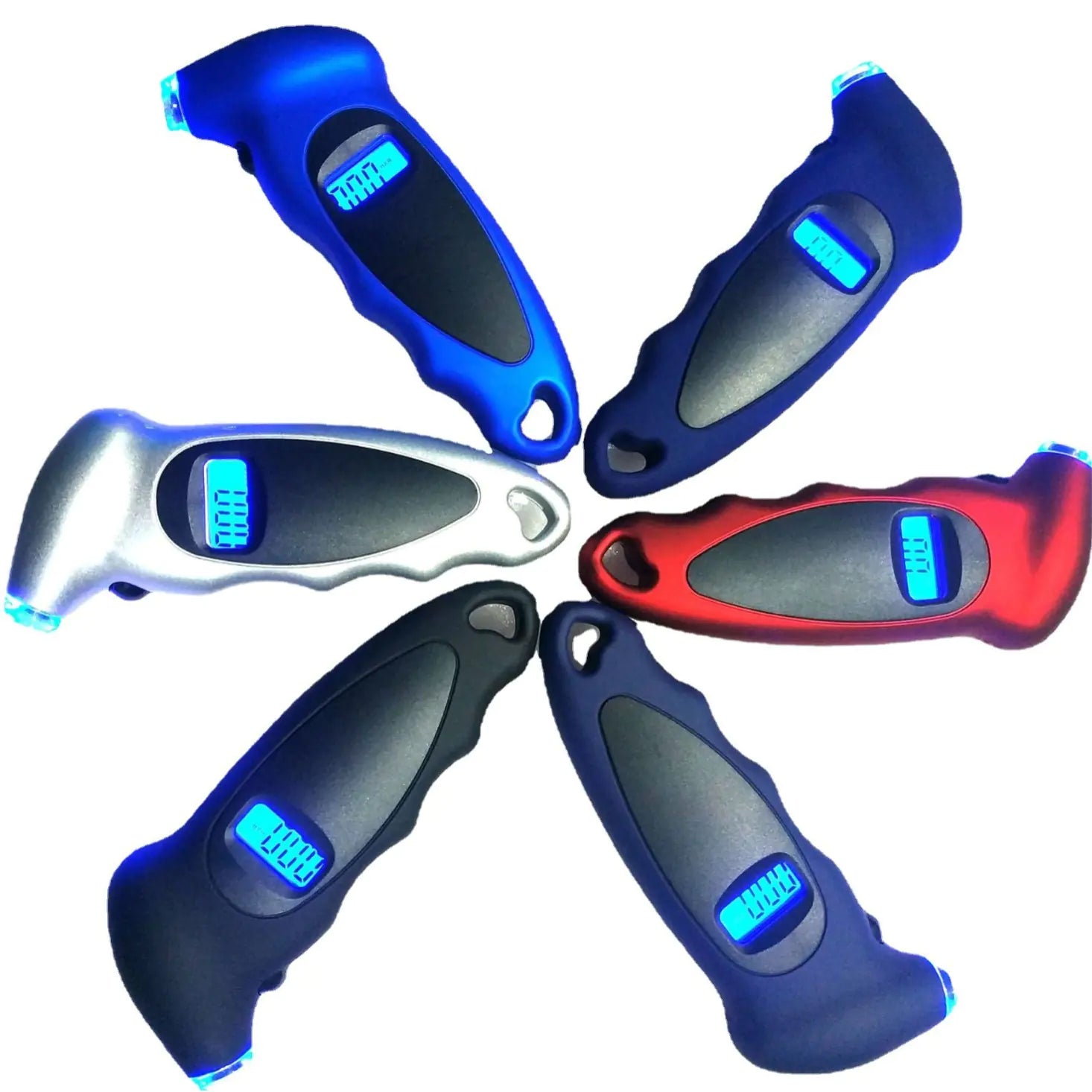 Digital Tire Pressure Gauge — Compact LCD for Car &amp; Motorcycle