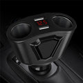 4-Port USB Fast Car Charger - Digital Display, 4-Device Charging