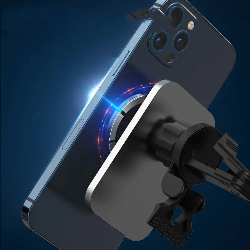 15W Magnetic Wireless Car Charger — Auto-Grip Air Vent Mount