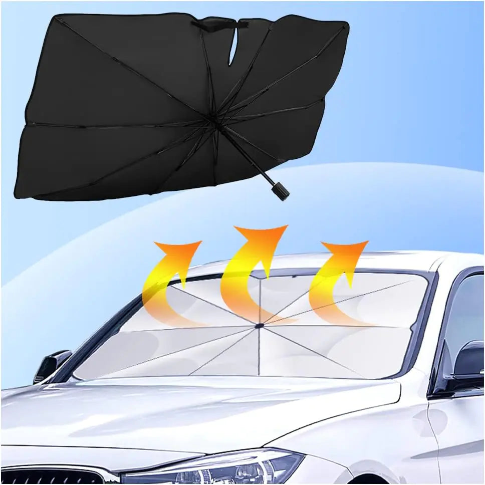 Windshield Sun Shade — Foldable Anti-UV Heat Blocker
