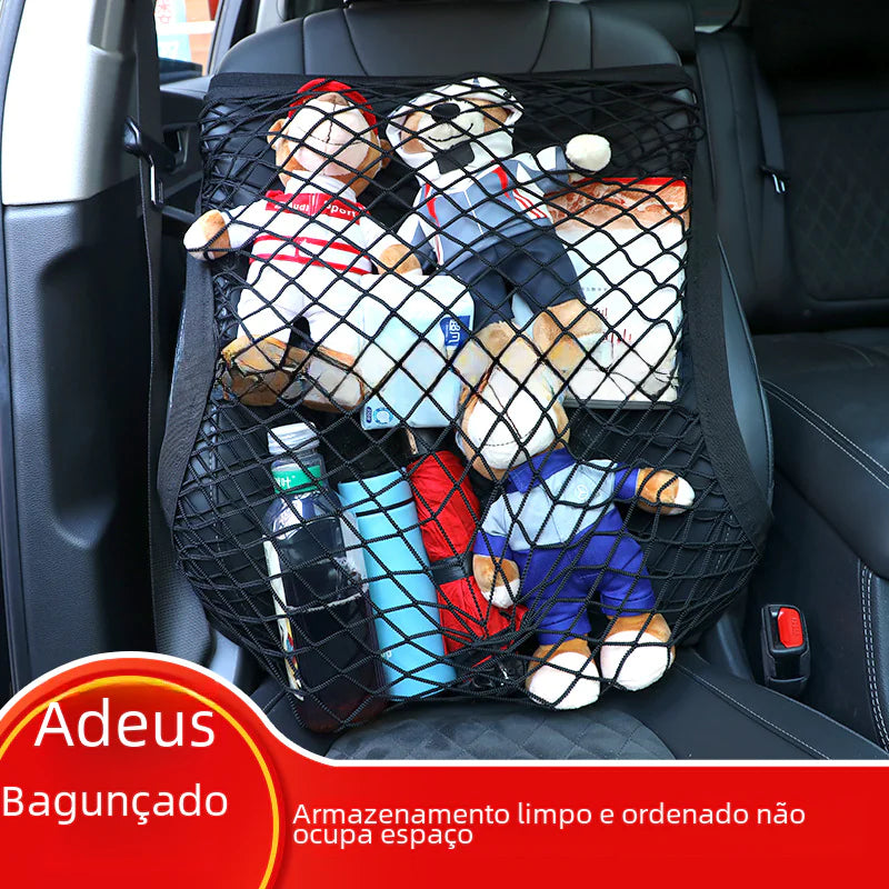 Car Trunk Cargo Net — Double-Layer Mesh Storage Organizer