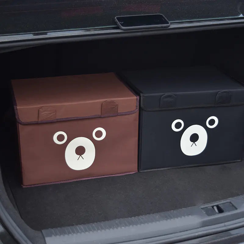 Collapsible Car Trunk Organizer — Foldable Cargo Storage Box